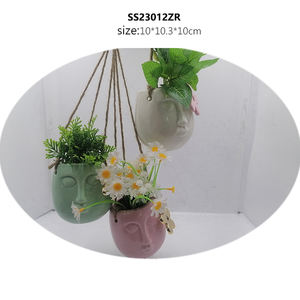 <span class=keywords><strong>Vase</strong></span> à fleurs en forme de fruit créatif à suspendre <span class=keywords><strong>au</strong></span> <span class=keywords><strong>mur</strong></span> <span class=keywords><strong>Vase</strong></span> à fleurs en céramique de raisin doré décor intérieur - Product Image 3