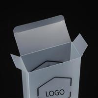 Boîtes d'emballage pliables transparentes en PP de haute qualité, recyclables, personnalisées, avec finition givrée et gaufrage, pour cadeaux