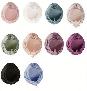 Gorro de Dormir Grande de Seda para Mujer, Gorro de Satén para Dormir, para Cabello Rizado, con Banda Ajustable, Regalo Promocional - Product Image 4