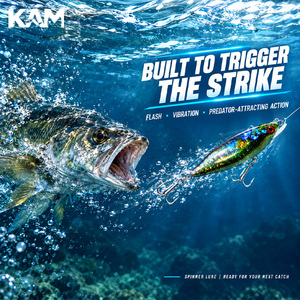 Set di Esche Artificiali KAM Bass Predatory Carp Jackall Chubby 9.6cm 11.7g SSR UL per Pesca in Acqua Dolce, Set di 5 Pezzi OEM all'Ingrosso - Product Image 2