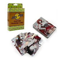 Carte de jeu TCG personnalisée Papier d'art brillant avec logo personnalisé Jouer Anime Design Cartes à collectionner en papier imprimées en usine