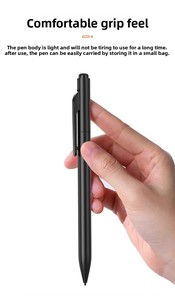 <span class=keywords><strong>Stylet</strong></span> <span class=keywords><strong>Ciscle</strong></span> EMR compatible avec 2 gommes numériques de remplacement, 4096 niveaux de pression, rejet de la paume, inclinaison, plastique - Product Image 3