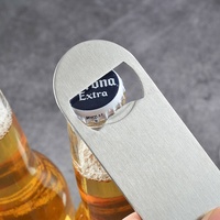 Cadeau d'affaires de tailles différentes LOGO personnalisé en acier inoxydable blanc vierge Sublimation Bière Décapsuleur