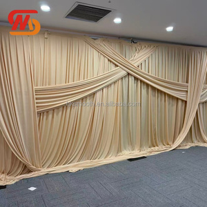 SMOOTH Vente en gros de toiles de fond en tissu personnalisées en taille et couleur pour la décoration de scène de mariage - Product Image 3
