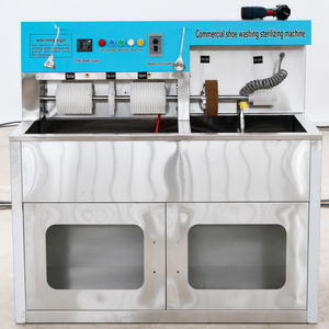 Laveuse-sécheuse de chaussures semi-automatique commerciale, équipement électrique de lavage et de séchage de chaussures pour les entreprises - Product Image 4
