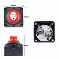 Interruptor de Desconexión de Batería para Automóviles y Embarcaciones, Interruptor de Corte de Conexión de Batería 12-24V
