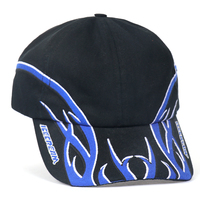 Casquette de sport bicolore avec logo brodé personnalisé Vente en gros Casquette de baseball 6 panneaux en coton de haute qualité pouvant être personnalisée avec motif de logo
