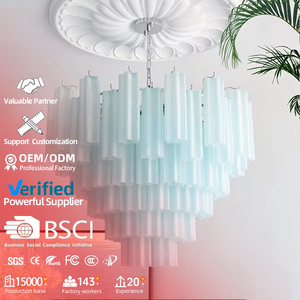 Lámpara de Araña <span class=keywords><strong>LED</strong></span> de Hierro y Vidrio de Estilo Moderno Francés de Lujo para Sala de Estar, <span class=keywords><strong>con</strong></span> Altura Ajustable, Lámpara Colgante de Techo para <span class=keywords><strong>Dormitorio</strong></span>, Hogar y Hotel - Product Image 1