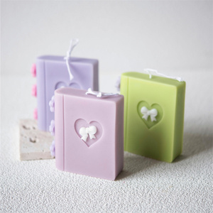 Bougies d'<span class=keywords><strong>aromathérapie</strong></span> créatives <span class=keywords><strong>livre</strong></span> simulé forme de cahier bougie parfumée anniversaire pour cadeau décoration de la maison - Product Image 6