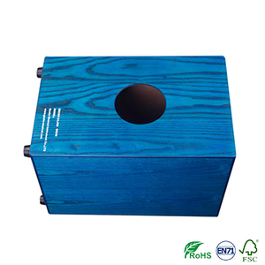 Tambour cajon <span class=keywords><strong>GECKO</strong></span> CL20L <span class=keywords><strong>prix</strong></span> de gros tambour à main instrument de musique à percussion <span class=keywords><strong>bleu</strong></span> Cajon en bois de frêne Tambour à claquer avec ficelle en acier - Product Image 4
