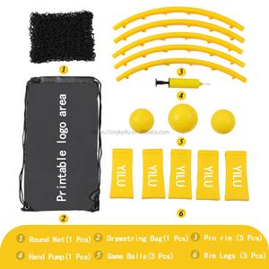 YILU <span class=keywords><strong>Kit</strong></span> de sports de plein air Pro Beach Roundnet Standard <span class=keywords><strong>Ball</strong></span> Circle Volleyball pour les jeux et le divertissement - Product Image 3