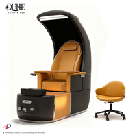 Chaise de pédicure multifonction de haute qualité pour salon de manucure, avec massage, réglage électrique et jet magnétique spa