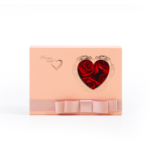 Collar de Flores Artificiales Romántico para Propuesta de Matrimonio, Anillo de Jabón con Rosa, Caja de Joyería para Regalo del Día de la Madre, Venta al Por Mayor - Product Image 5