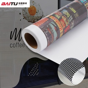 Vinilo <span class=keywords><strong>Microperforado</strong></span> Autoadhesivo Brillante de Alta Calidad con Visión Unidireccional para Publicidad en Ventanas de Vidrio con Resistencia a los Rayos UV/Agua - Product Image 3