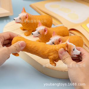 Jouet extensible pour chien Welsh Corgi, boîte de 12 pièces, jouet anti-stress en TPR pour enfants de 14 ans et plus - Product Image 3