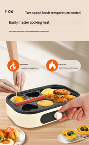 Machine à gaufres électrique multifonction carrée antiadhésive portable, machine à steak et sandwich tendance 2026 pour la maison - Product Image 6