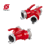 Vente directe usine : Robinet de distribution eau/incendie à boisseau sphérique avec raccords BS – Équipement et accessoires incendie