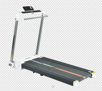 Tapis roulant électrique pliable pour usage domestique, fabriqué en Chine, avec système de remplissage automatique et support pour téléphone.
