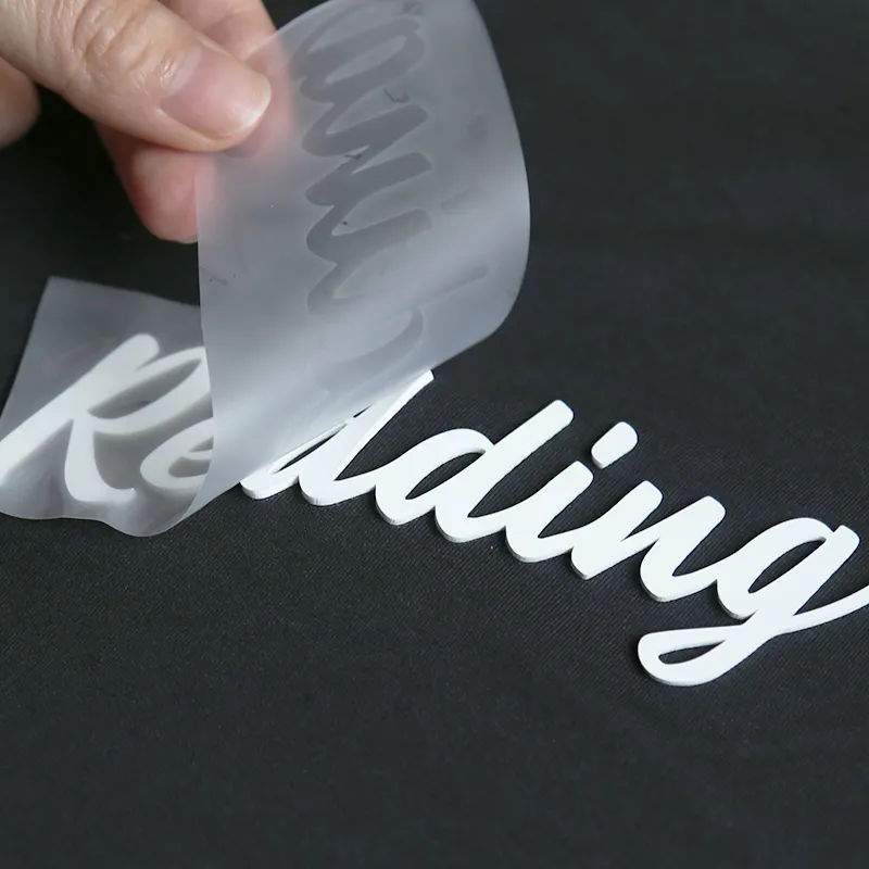Etichetta di lavaggio a caldo 3d in rilievo stampato in ferro su toppe adesivo cappello di abbigliamento in Silicone gomma trasferimento di calore in vinile Logo personalizzato