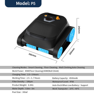 Aspirateur pour piscine enterrée avec système d'aspiration puissant à double moteur - Product Image 2