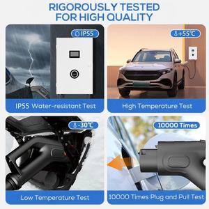 Chargeur mural pour véhicules <span class=keywords><strong>électrique</strong></span>s DC 32A 20KW neuf en gros avec câble GBT de 5 m, station de charge murale - Product Image 3