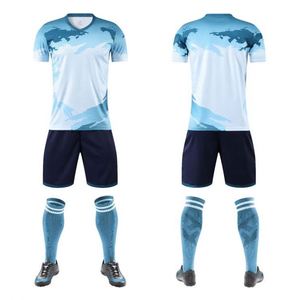 Camiseta de Fútbol Unisex al por Mayor, Tallas Grandes, Secado Rápido, Impresión por Transferencia de Calor, Malla de Poliéster Transpirable de 220G - Product Image 2