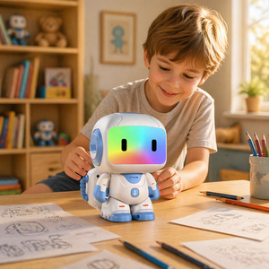 Juguete Sensorial Multifuncional, Robot Inteligente a Control Remoto con Funciones de Luz y Música, Regalo Educativo para Niños. - Product Image 1