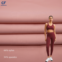 Tela Mate ECONYL 66% Nailon Reciclado 34% Spandex para Ropa Deportiva