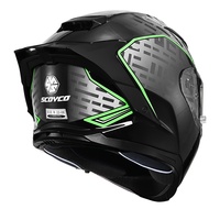 Casques d'équitation de moto sur route approuvés par points pour moto casques de moto intégraux modulaires de sécurité