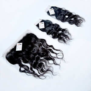 Perruque Lace Frontal wig transparente HD 13x4, Swiss Lace, pre-plucked, oreille à oreille, vente en gros, - Product Image 2