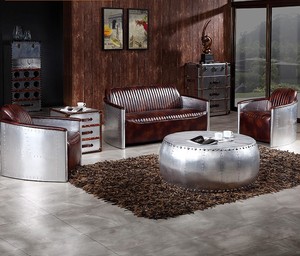 Poltrona di Lusso in <span class=keywords><strong>Stile</strong></span> <span class=keywords><strong>Industriale</strong></span> Retrò, Sedia in Ecopelle per Appartamenti, Ospedali, Soggiorni e Camere da Letto - Product Image 3