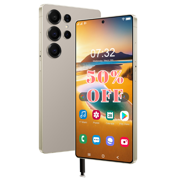 2025 Unlocked Dual SIM 5G Smartphone S26 S25 Ultra 16GB+1TB Android 5g Basic Edition 4K LCD Display 5G Global Gaming Phone