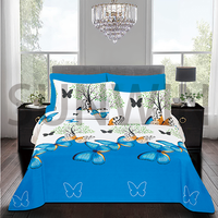 Ensemble de draps modernes 6 pièces, literie douce et luxueuse, ensemble de draps pour lit king-size et queen-size, 6 pièces, style hôtel