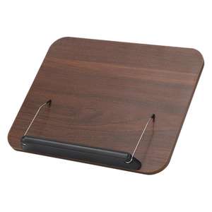 Soporte de lectura de madera maciza, soporte multifuncional para ordenador de escritorio, diseño minimalista, librería de aspecto moderno para adultos y adultos - Product Image 1