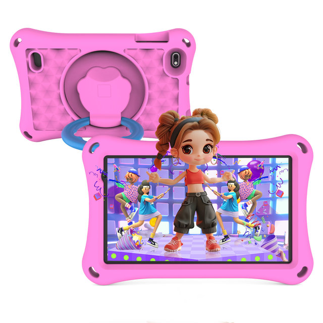 2024 Hot Selling Kids 8-Inch Tablet PC with EVA Case 2+32GB A133 CPU Quad Core Capacitive Screen New Educational Tablet Pc