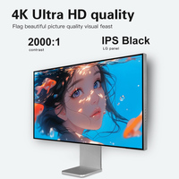 Monitor de Escritorio Empresarial de 27 Pulgadas, 4K, 75Hz, Panel IPS, 100% sRGB, Tiempo de Respuesta de 1ms, Apto para Diseño, Edición, Fotografía, etc.