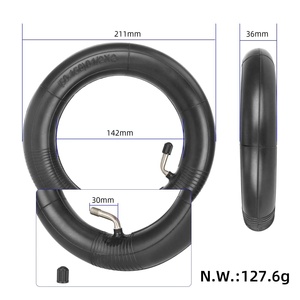 2 chambres à air renforcées de 8,5 pouces avec valve courbée et 2 leviers de 12 cm pour trottinette électrique Xiaomi M365 Pro - Product Image 2