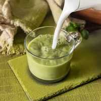 Poudre de Matcha biologique de qualité cérémonielle 1-7A en gros, poudre de thé vert Matcha pur en vrac, emballage sous vide, nouveau
