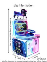 Высококачественная детская игровая фабрика для двух игроков, милая маленькая звезда, пулевая мини-машина для стрельбы из гоночного оружия
