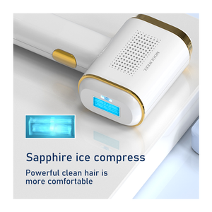 Depiladora permanente para mujeres Dispositivo de depilación con luz de hielo de mano para máquina facial y corporal - Product Image 3