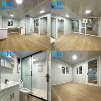 Maison Modulaire Moderne Personnalisée 20ft 40ft Norme AU, 2, 3 ou 4 Chambres, Maisonnette Portable Extensible en Conteneur
