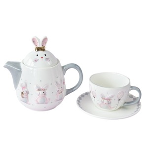Série pour enfants de lapins de Pâques dessinés à la main <span class=keywords><strong>en</strong></span> <span class=keywords><strong>porcelaine</strong></span> haute température, directement de l'usine, idéale pour les maternelles - Product Image 5
