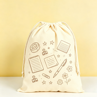 Sac de sport promotionnel en toile à cordon avec logo personnalisé, motif dessin animé écologique, petit format, prix usine, cadeau sportif pour enfants