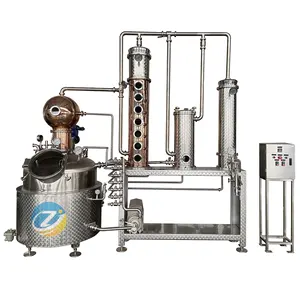 500L ZJ New Craft for spirit distillery gin alambicco distiller whisky distiller copper still