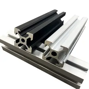 China Supplier Custom Aluminum Extrusion Profiles Linear Guide Aluminio 6063 Anodized Aluminium Frame Profile