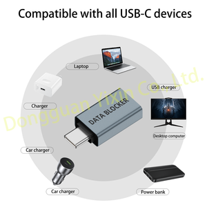 Adattatore <span class=keywords><strong>USB</strong></span> di Sicurezza per Blocco Dati, da <span class=keywords><strong>USB</strong></span>-A a Tipo <span class=keywords><strong>C</strong></span> Maschio-Femmina, Protezione Privacy 10W per Stazioni di Ricarica Pubbliche - Product Image 5
