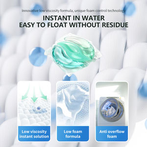 Заводская поставка 3-в-1 натуральный аромат моющего средства для стирки одноразовый гель для одежды с бусинами мыла - Product Image 4