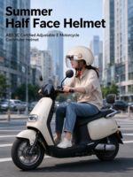 Casque demi-face YQH pour l'été, Surron Ultra Bee ABS 3C réglable, moto électrique