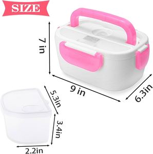 110V/220V Digital Business Self Heating Electric <b>Lunch</b> Box Portable Mini Stainless Steel for Office Use - Product Image 2