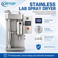 Secador por Pulverización de Laboratorio de Acero Inoxidable Crtop con Pantalla Táctil y Opciones de Boquillas para Pruebas de Procesamiento de Polvo en Pequeños Lotes